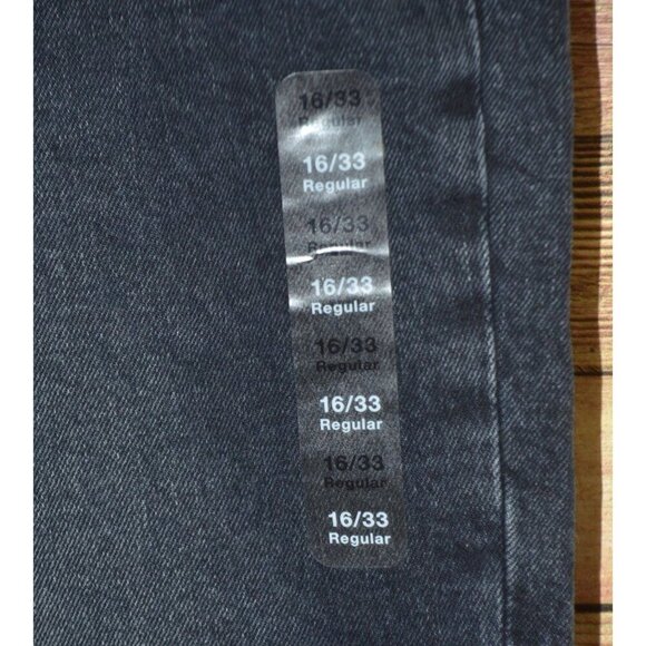 NWT Gap Denim High Rise Straight Stretch Dark Wash Jeans Size 16 33R - Picture 4 of 11